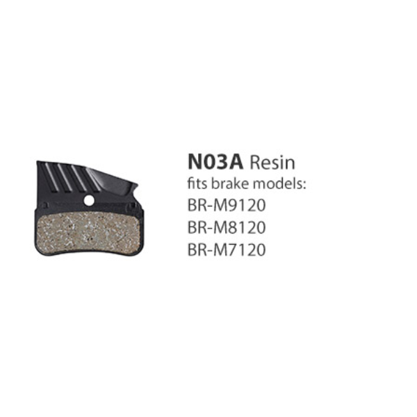 BR-M9120 RESIN PAD w/FIN & SPRING w/SPLIT PIN N03A-RF *REPLACES Y1XD98010*