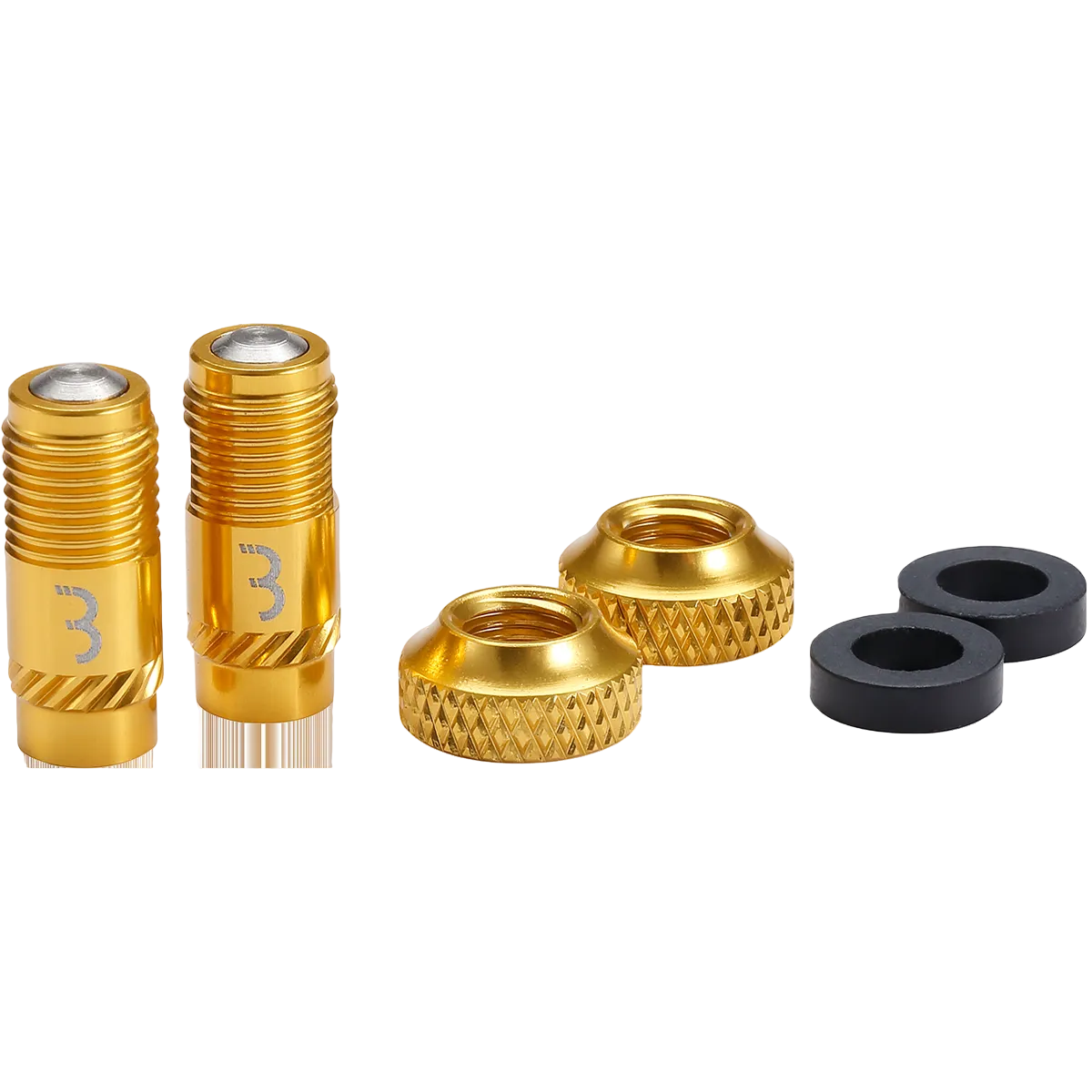 VALVE CAPS CORECAP 2PC/PR BLACK