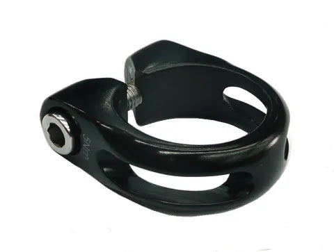 SEAT POST CLAMP 34.9 Alloy with Lip, BLACK
