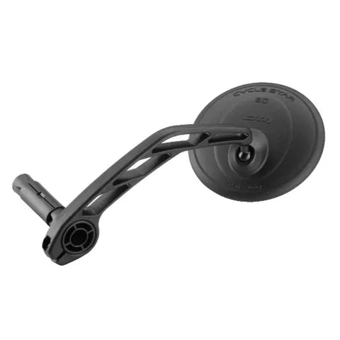 BUSCH & MULLER Mirror - Cycle Star 80- Bracket mounting or handlebar mounting - 80mm Large Size