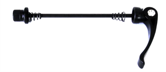 SKEWER Rear, 165mm, Q/R, Cr-mo Axle Alloy Lever, BLACK