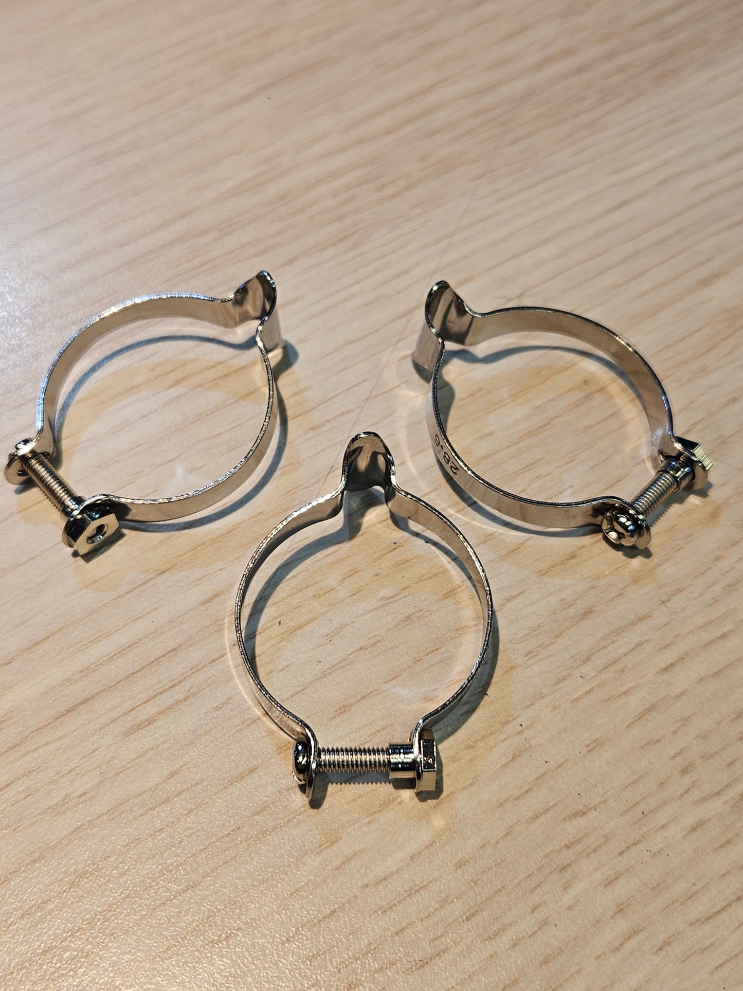 CABLE CLIP - Dia Compe, Stainless Steel, 28.6mm Dia (Bag of 3)