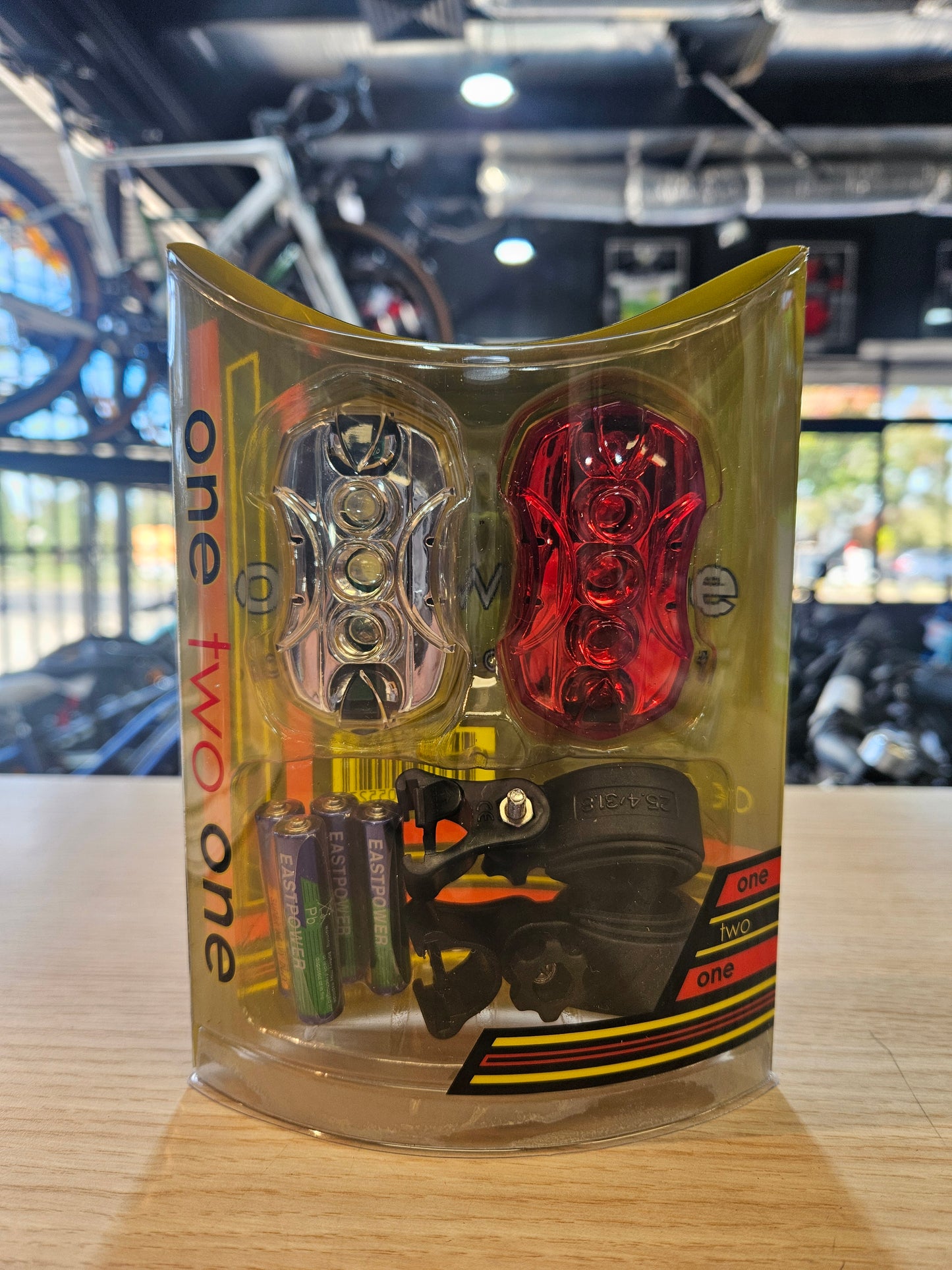 Bicycle lights - one two one - front & rear