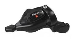 Dual shifter lever with cable 2050mm. 7 speed set Right