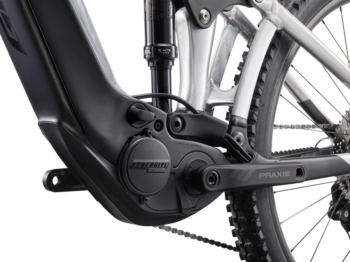 giant reign e+ 3 (2024) - raw aluminium