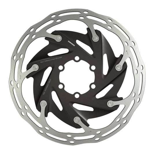 SRAM Rotor Centerline X Road 2pc 6 Bolt 140mm Black Rounded