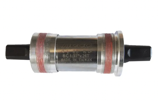 Neco BOTTOM BRACKET CARTRIDGE - For 73mm Shell, ALLOY CUPS, 118mm Axle, Sealed Bearing, Waterproof Seal, Threaded