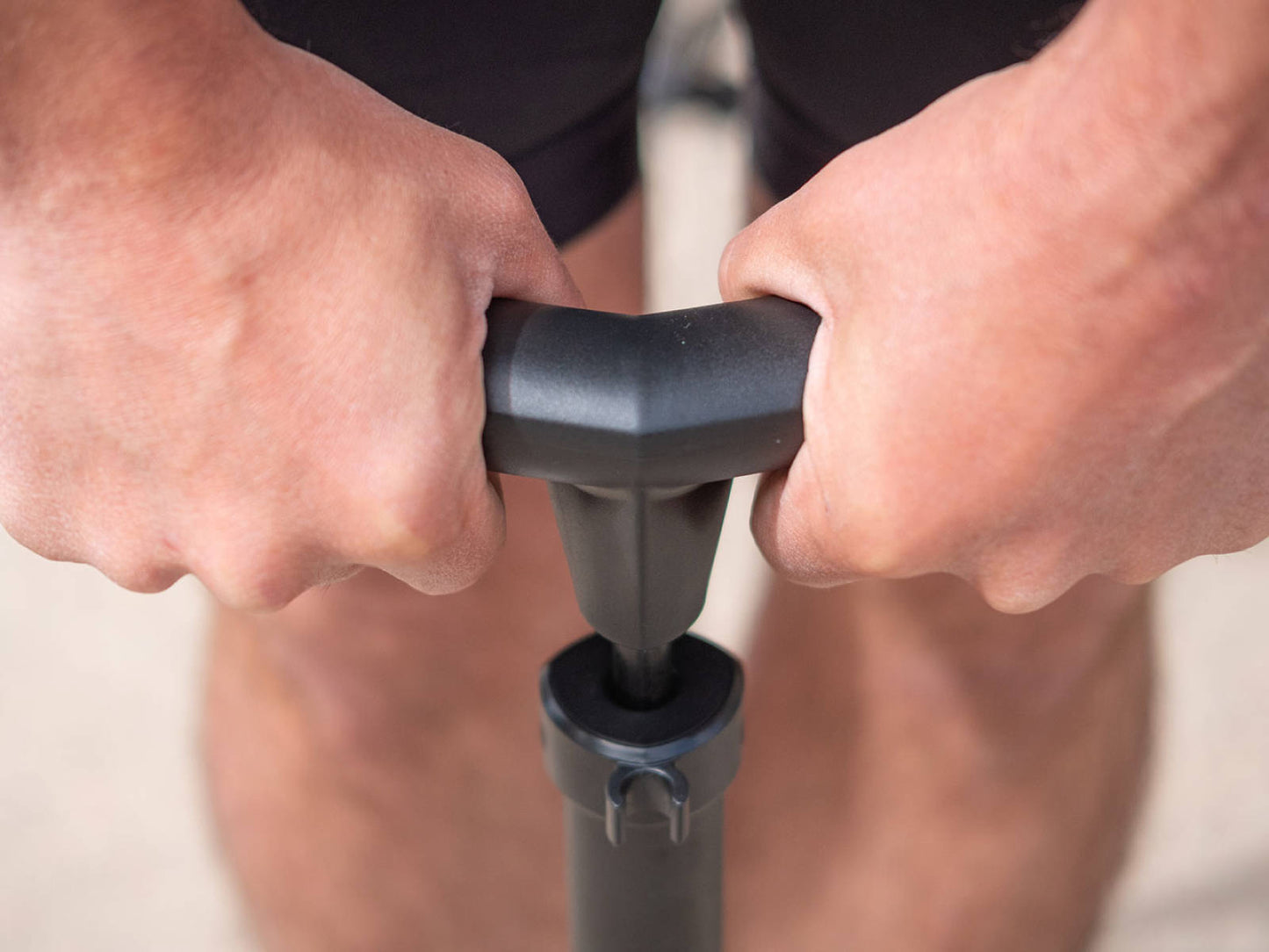 BBB Floorpump Airstrike steel pump