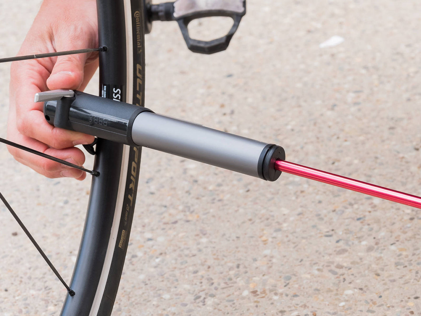 BBB Mini Pump Windgun S With Gauge 230mm BMP-57