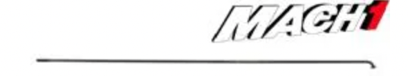 SPOKES - MACH 1 Stainless, 274mm, 14g BLACK Each