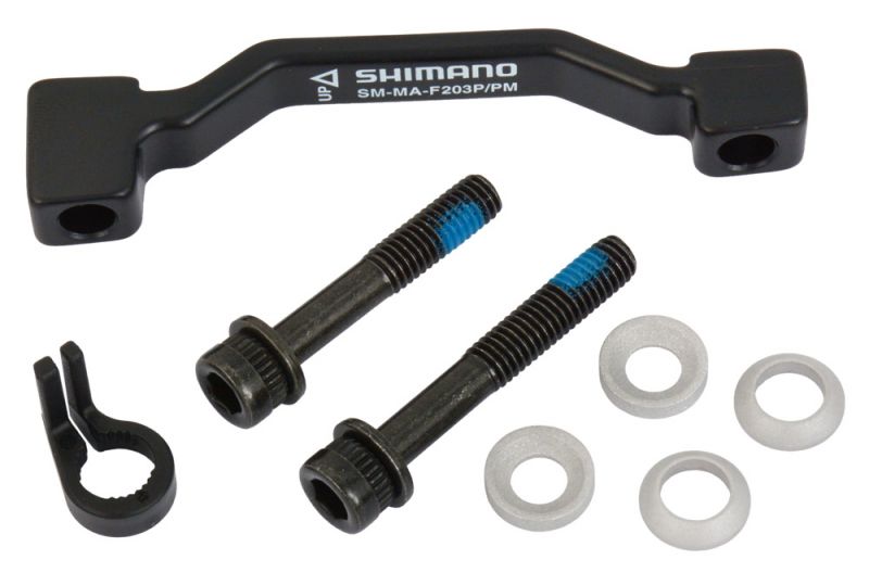 Shimano mount adapter 180MM TO 203MM calliper, SM-MA90-F203P/PM