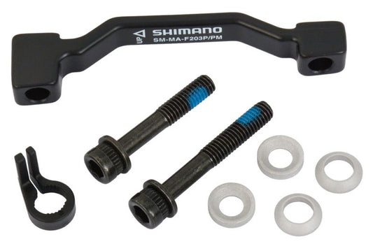 Shimano mount adapter 180MM TO 203MM calliper, SM-MA90-F203P/PM
