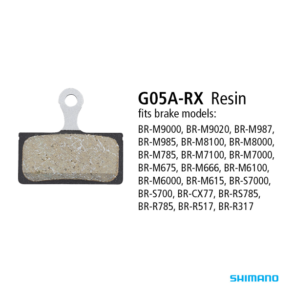 Shimano BR-M9000 RESIN PAD & SPRING G05A-RX