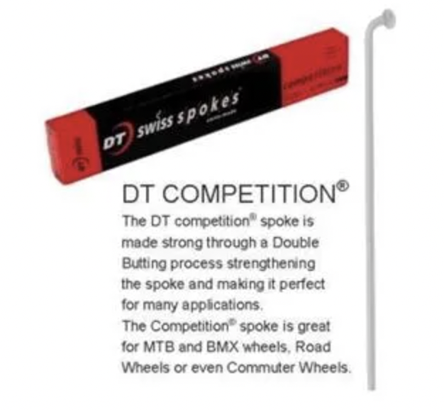 DT 288mm SPOKES Comp Silver